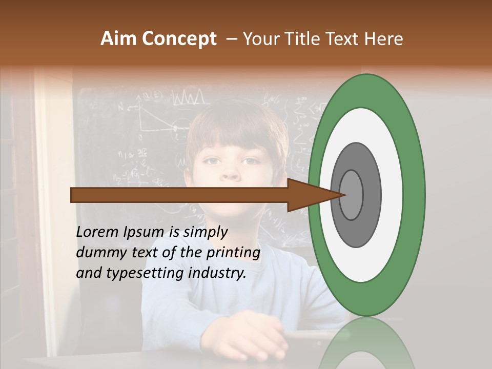 Blackboard Room Teen PowerPoint Template