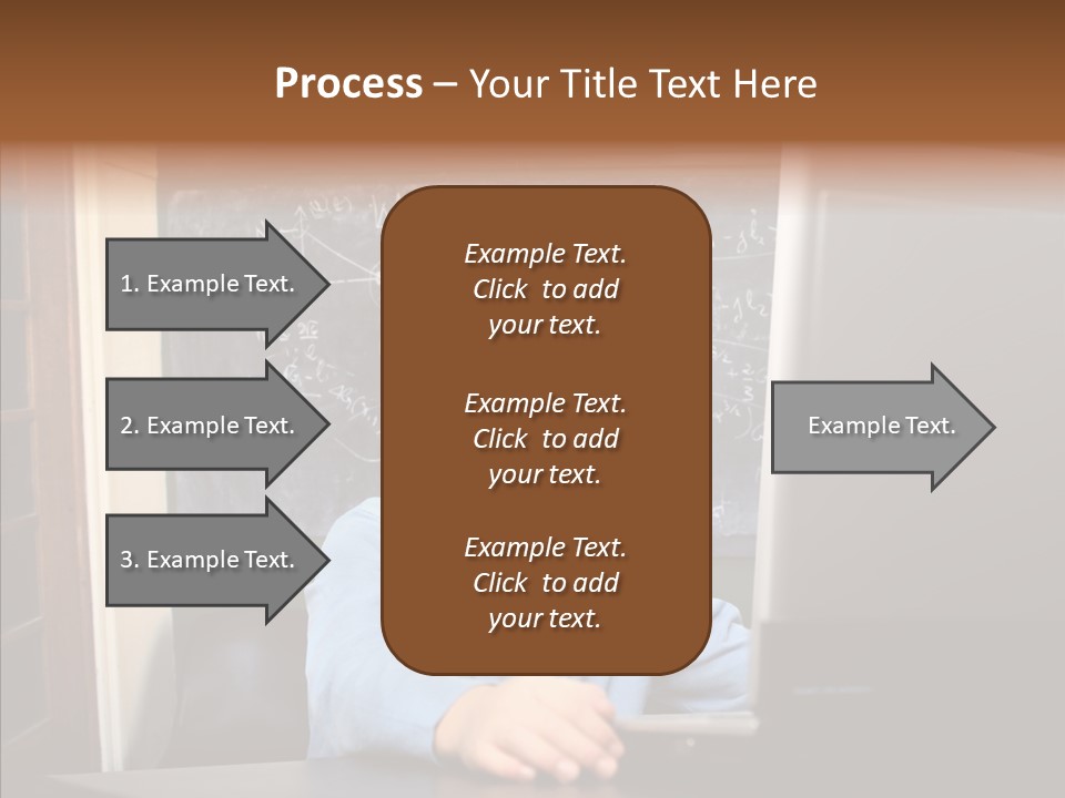 Blackboard Room Teen PowerPoint Template