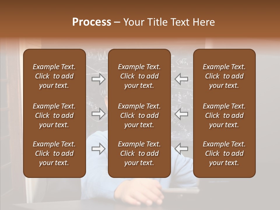 Blackboard Room Teen PowerPoint Template
