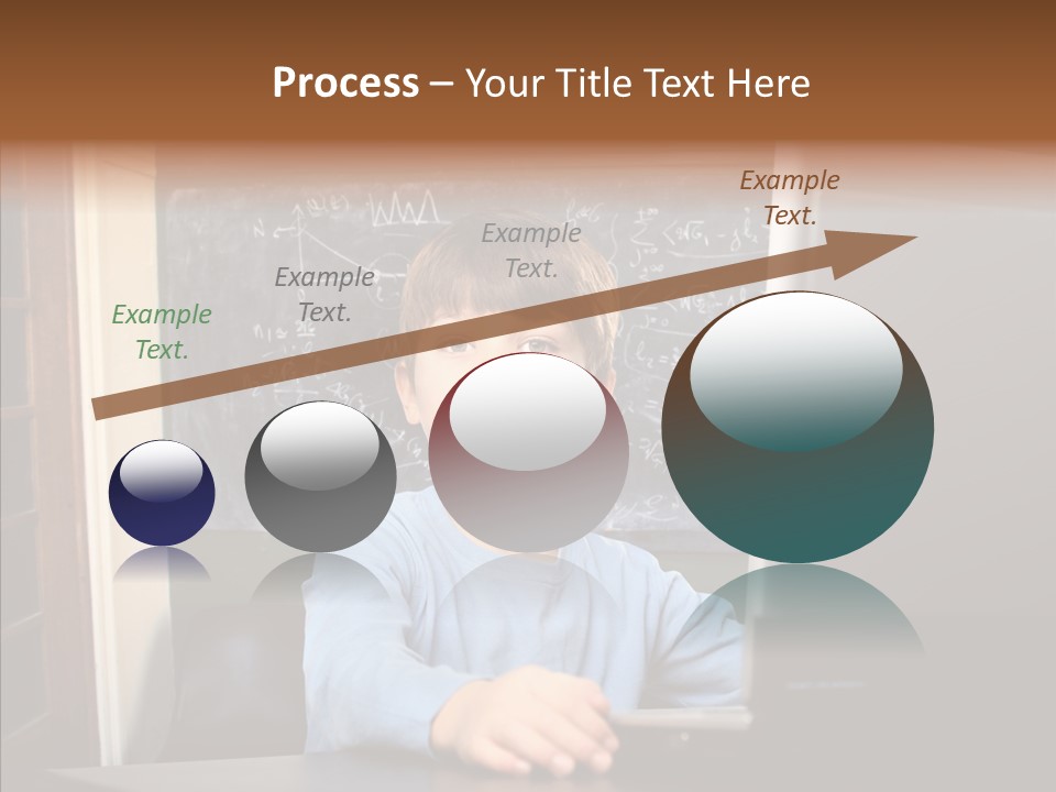 Blackboard Room Teen PowerPoint Template