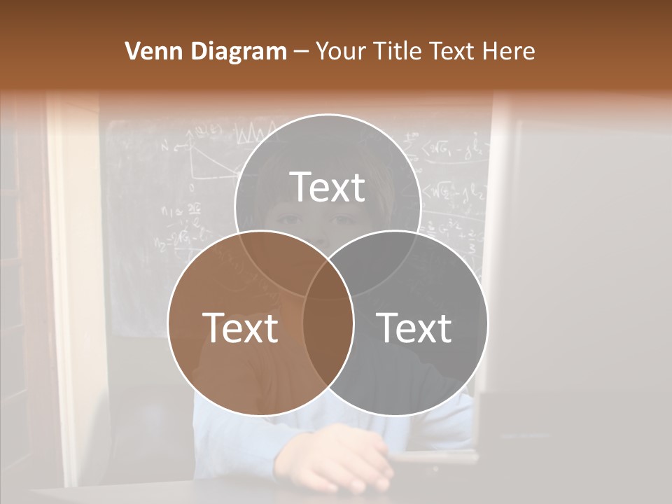 Blackboard Room Teen PowerPoint Template