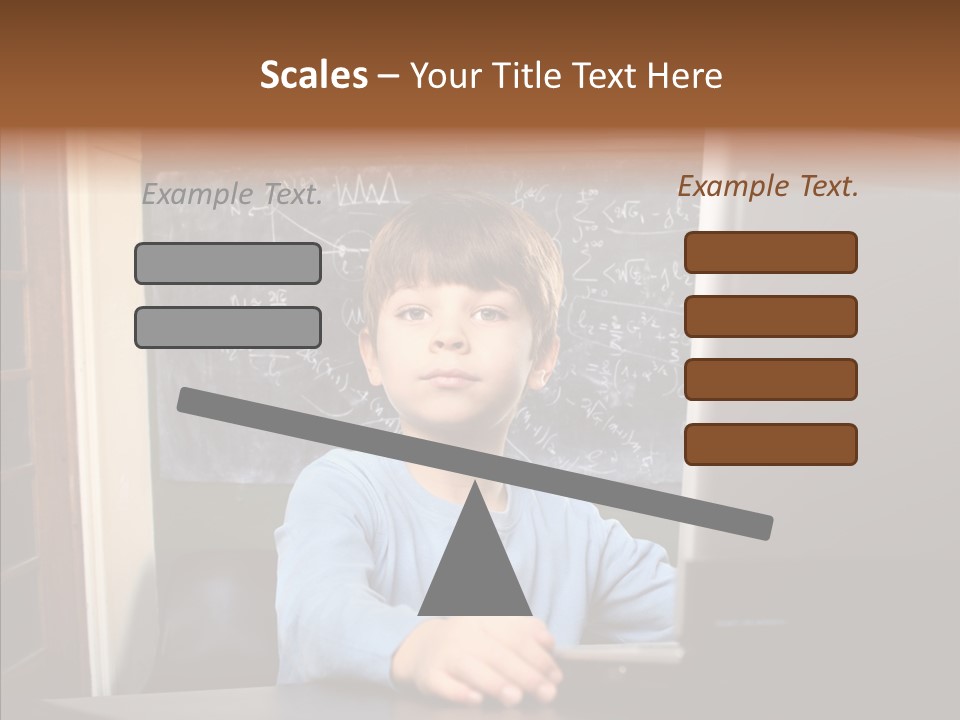 Blackboard Room Teen PowerPoint Template