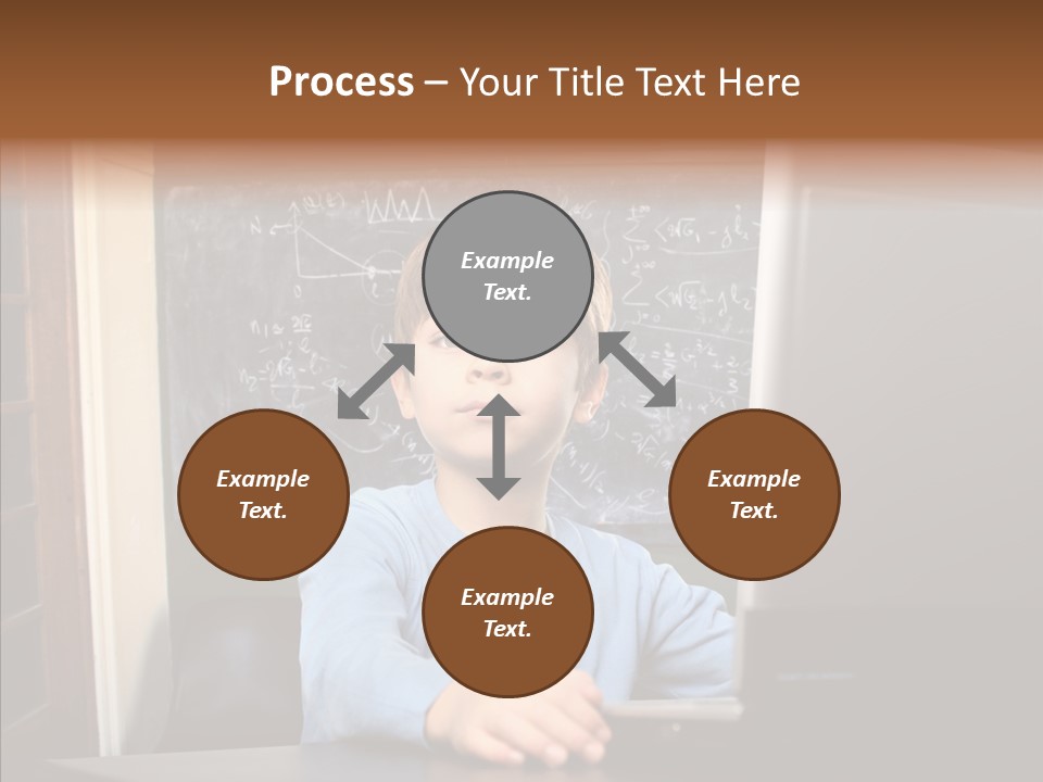 Blackboard Room Teen PowerPoint Template