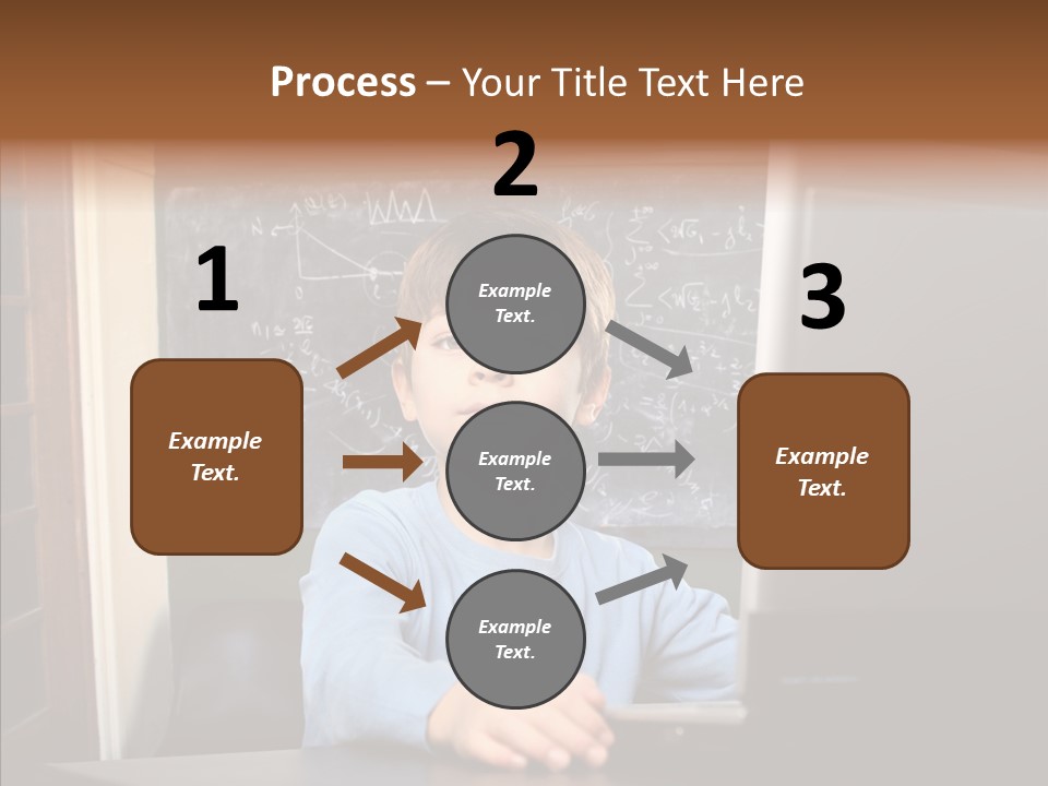 Blackboard Room Teen PowerPoint Template