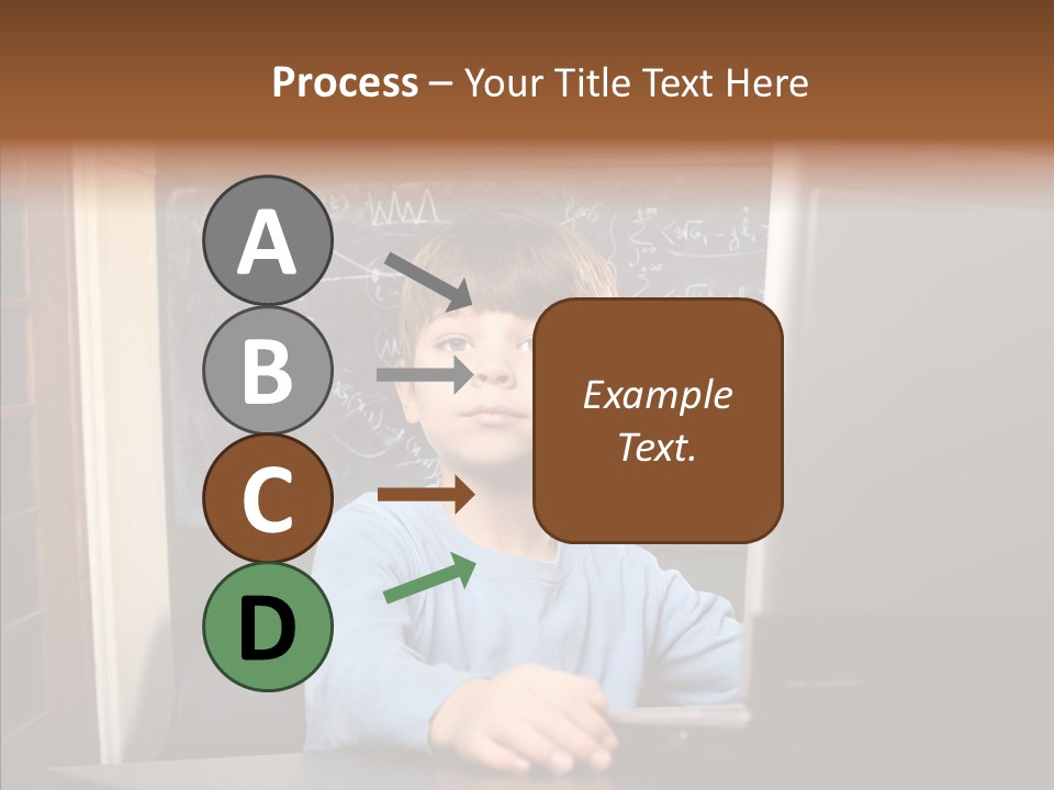 Blackboard Room Teen PowerPoint Template