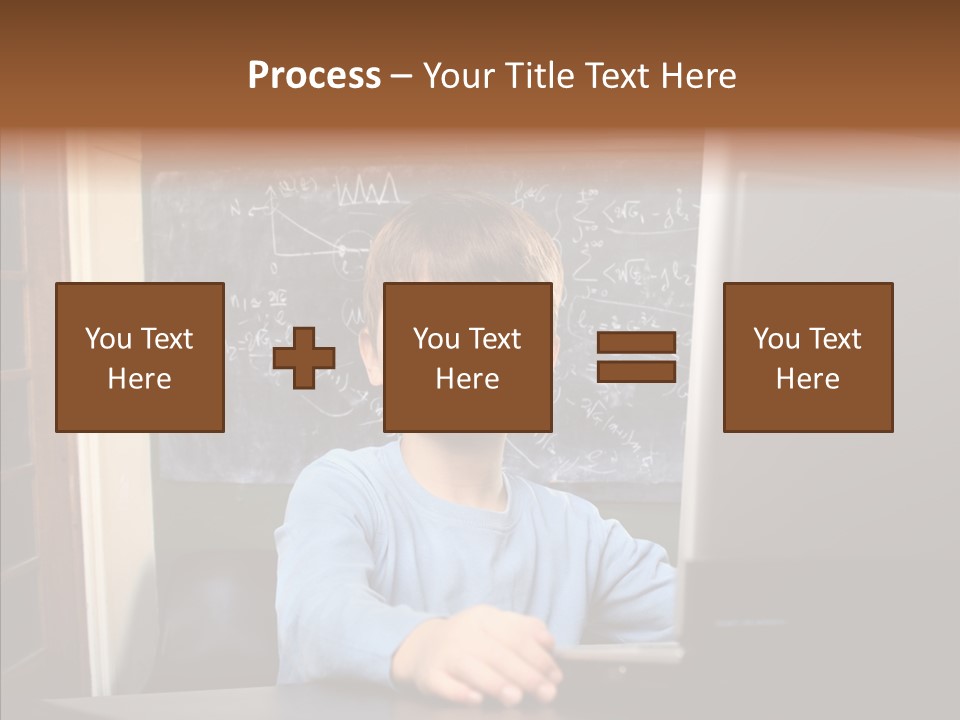 Blackboard Room Teen PowerPoint Template