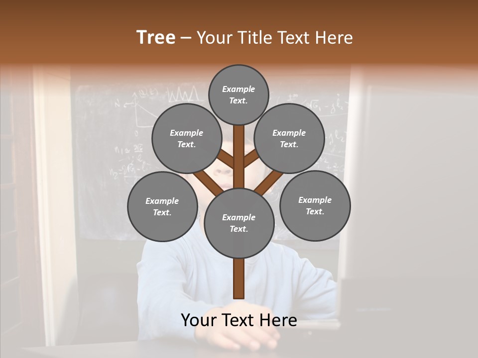 Blackboard Room Teen PowerPoint Template