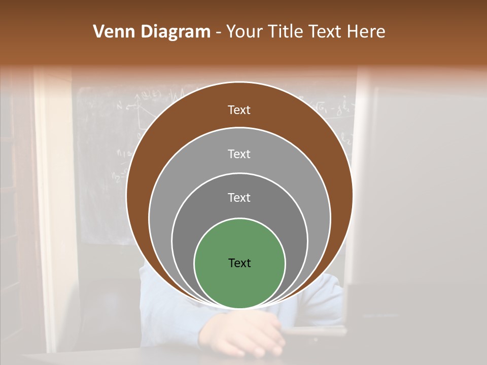 Blackboard Room Teen PowerPoint Template