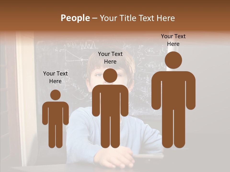 Blackboard Room Teen PowerPoint Template