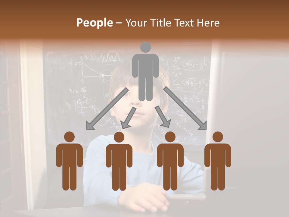 Blackboard Room Teen PowerPoint Template