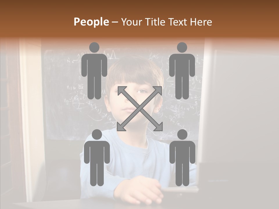 Blackboard Room Teen PowerPoint Template