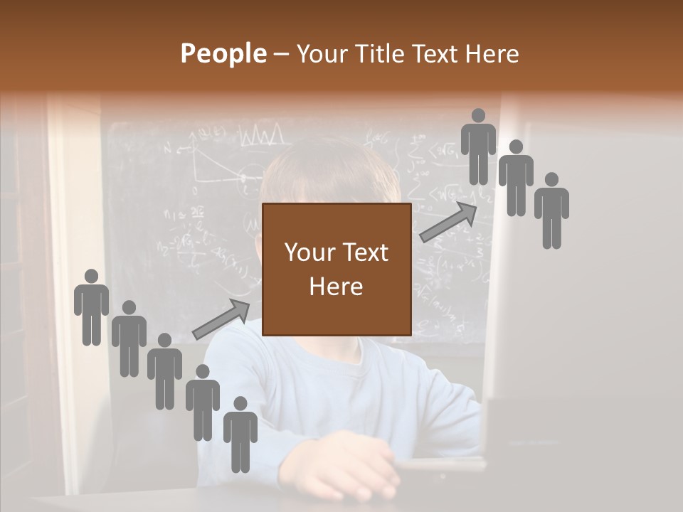Blackboard Room Teen PowerPoint Template