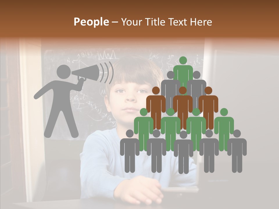 Blackboard Room Teen PowerPoint Template