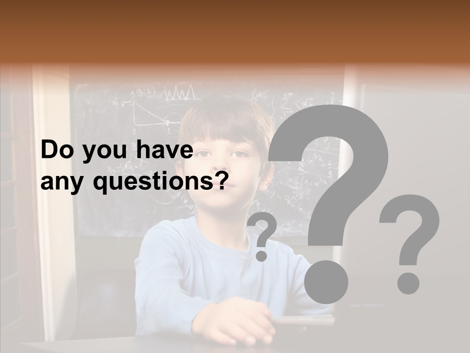 Blackboard Room Teen PowerPoint Template