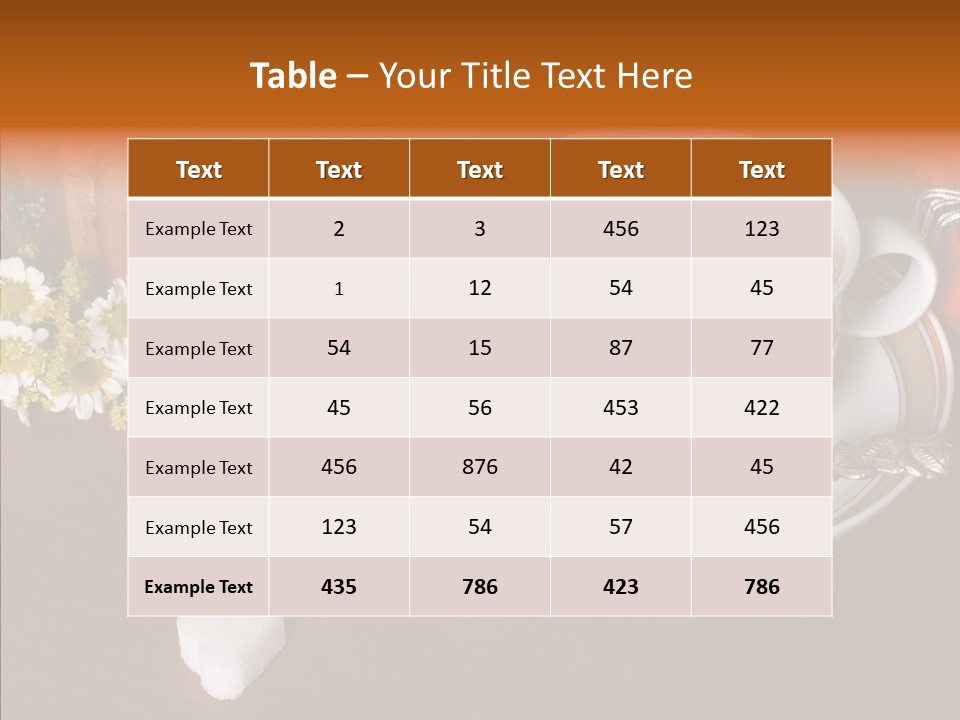 Present Morning Espresso PowerPoint Template