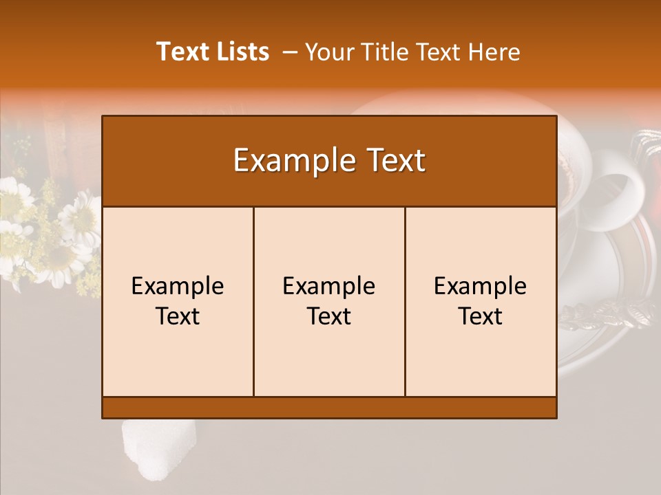 Present Morning Espresso PowerPoint Template