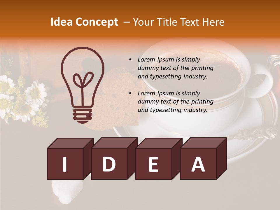 Present Morning Espresso PowerPoint Template