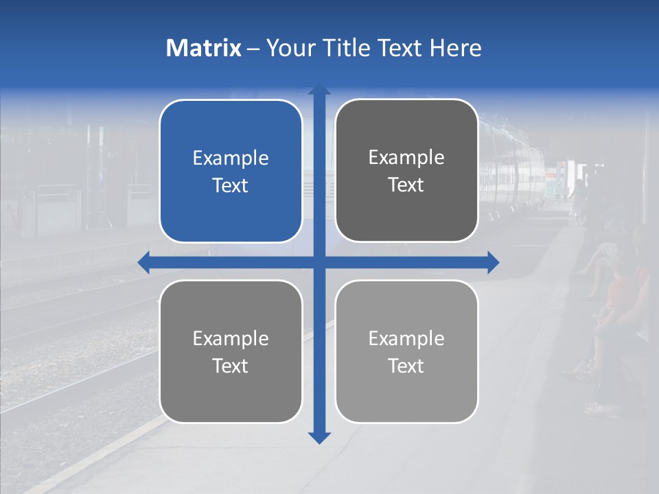 Station Traveler Quay PowerPoint Template