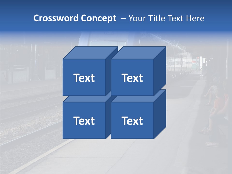 Station Traveler Quay PowerPoint Template