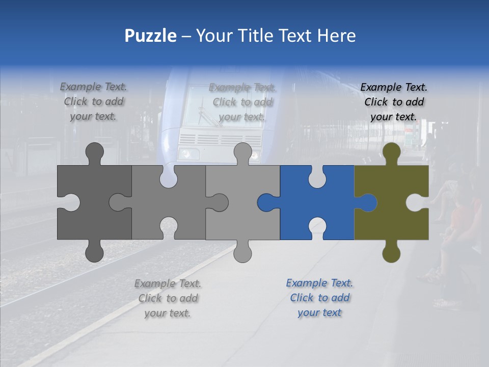 Station Traveler Quay PowerPoint Template