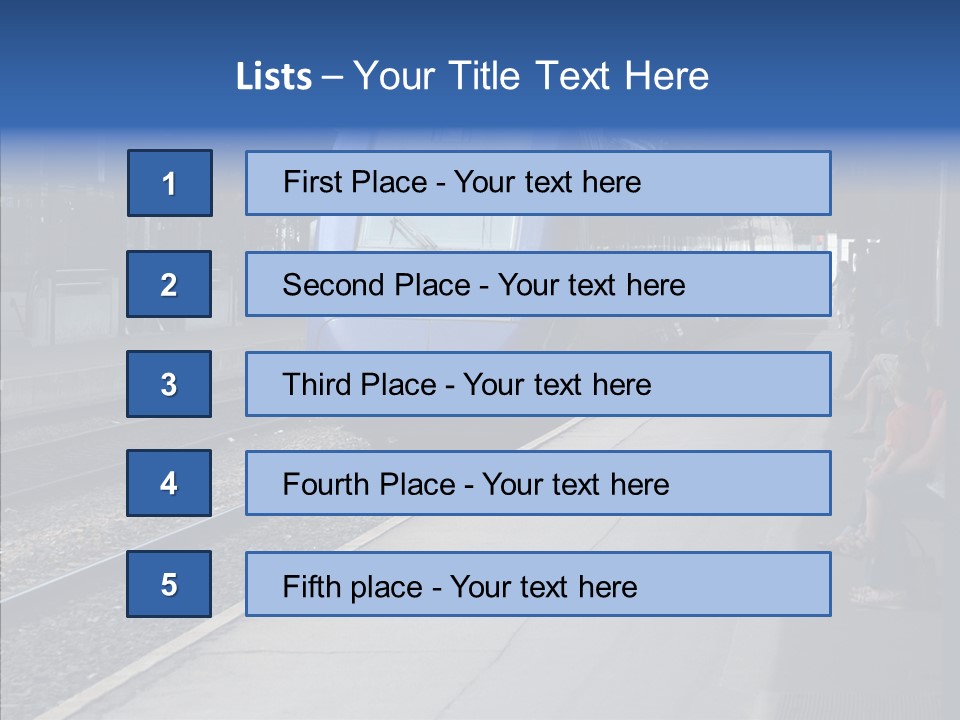 Station Traveler Quay PowerPoint Template