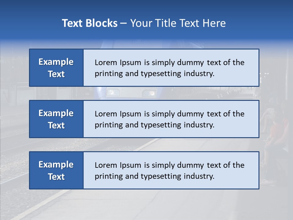 Station Traveler Quay PowerPoint Template
