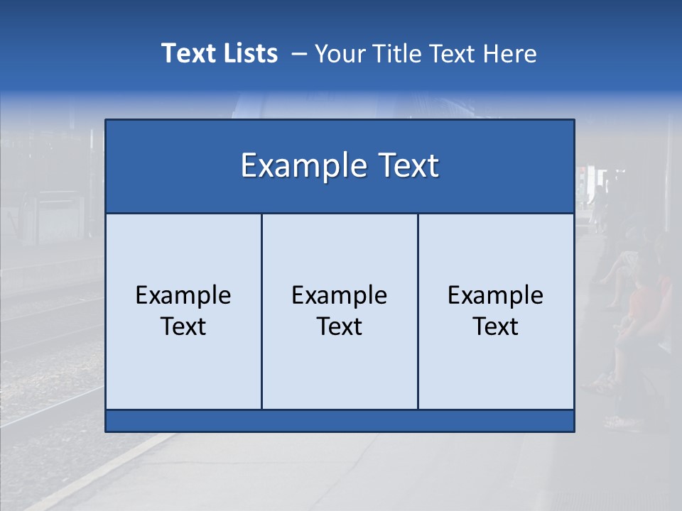 Station Traveler Quay PowerPoint Template
