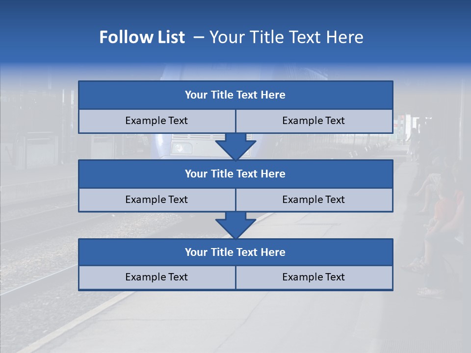 Station Traveler Quay PowerPoint Template