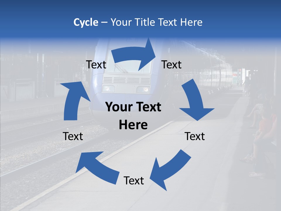 Station Traveler Quay PowerPoint Template