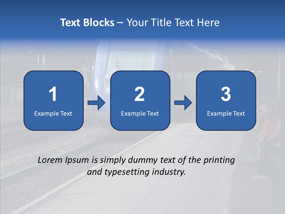 Station Traveler Quay PowerPoint Template