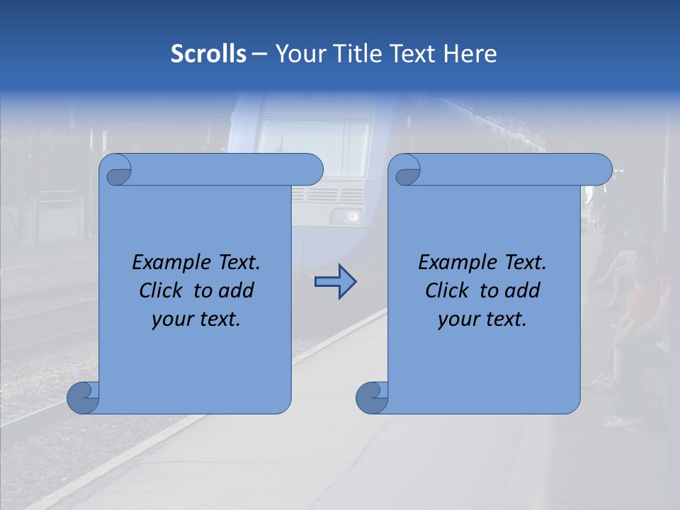 Station Traveler Quay PowerPoint Template