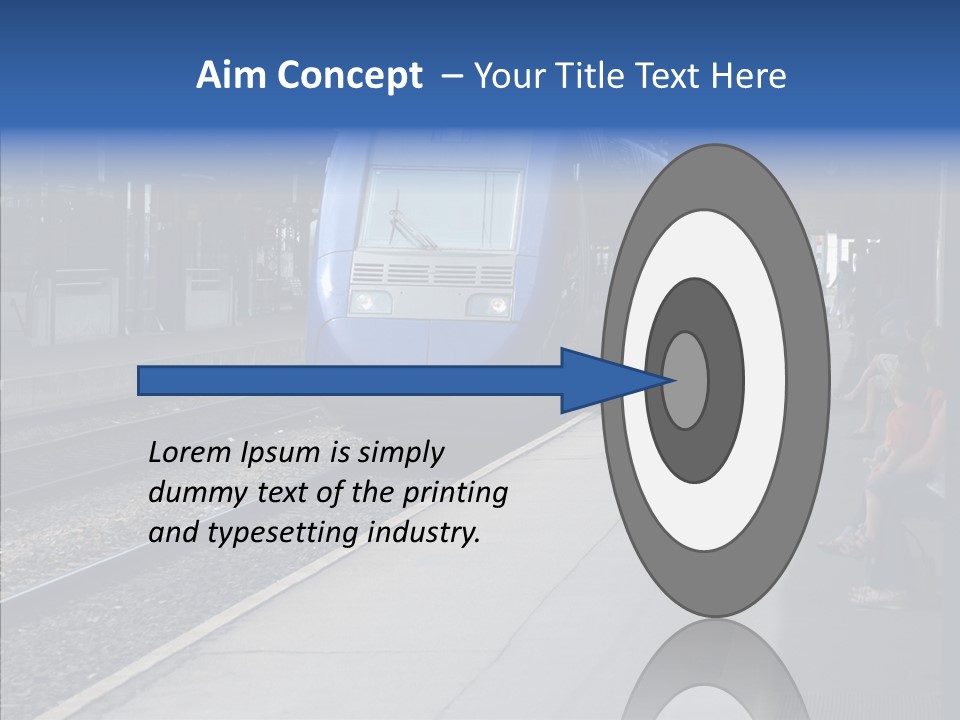 Station Traveler Quay PowerPoint Template