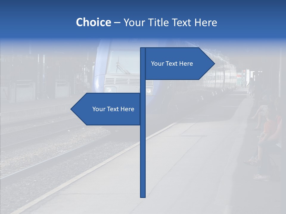 Station Traveler Quay PowerPoint Template