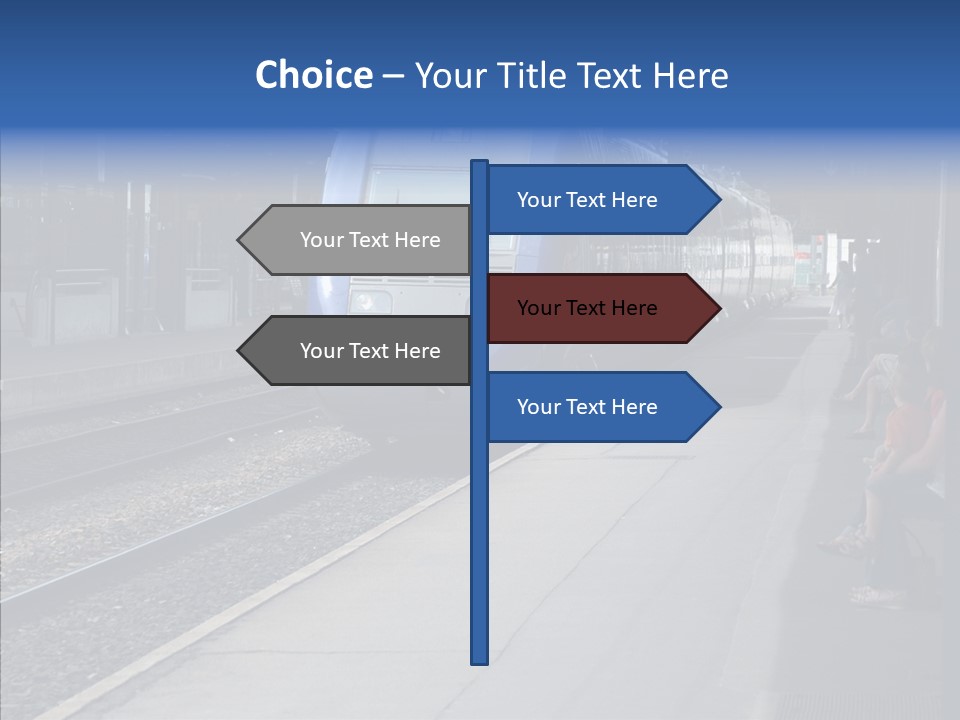 Station Traveler Quay PowerPoint Template