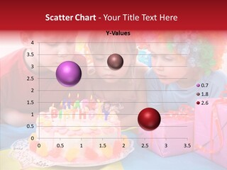 Blowing Sibling Clown PowerPoint Template