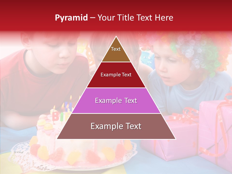 Blowing Sibling Clown PowerPoint Template