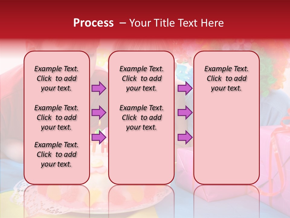 Blowing Sibling Clown PowerPoint Template
