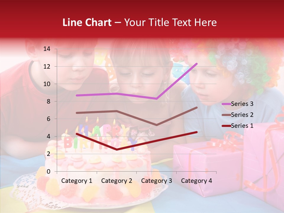 Blowing Sibling Clown PowerPoint Template