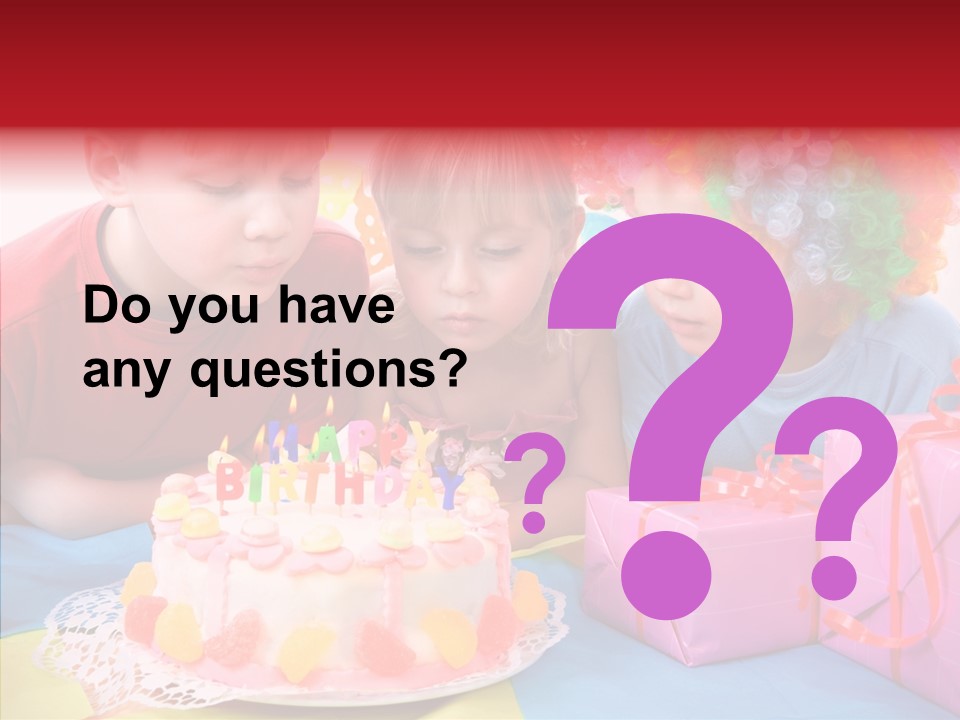 Blowing Sibling Clown PowerPoint Template