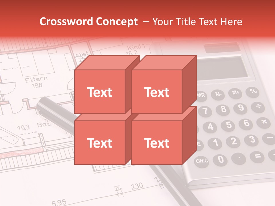 Filler Blueprint Nursery PowerPoint Template