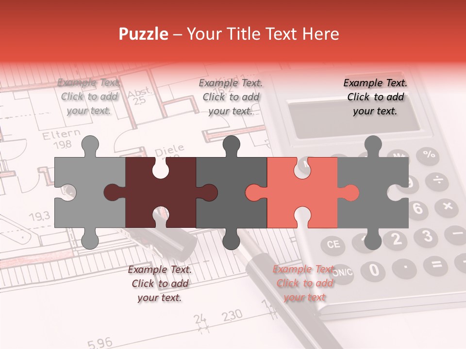 Filler Blueprint Nursery PowerPoint Template