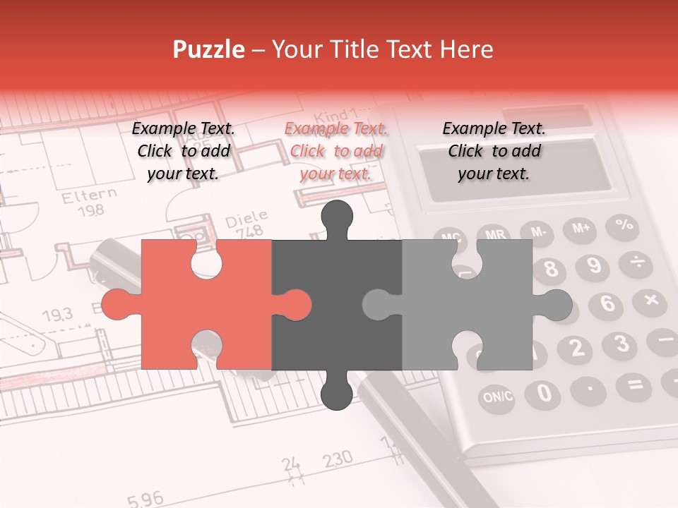 Filler Blueprint Nursery PowerPoint Template