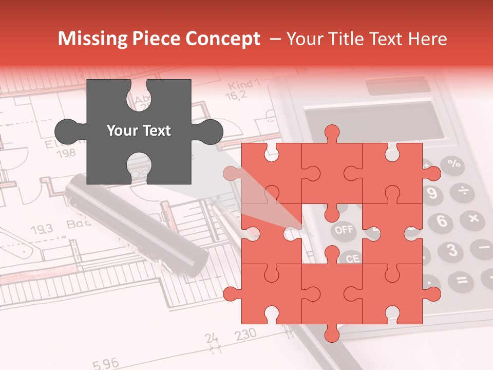 Filler Blueprint Nursery PowerPoint Template