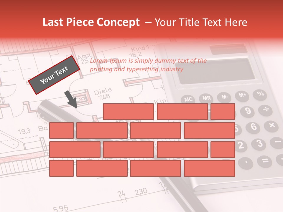 Filler Blueprint Nursery PowerPoint Template