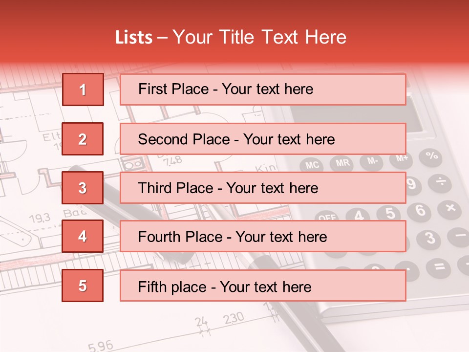 Filler Blueprint Nursery PowerPoint Template