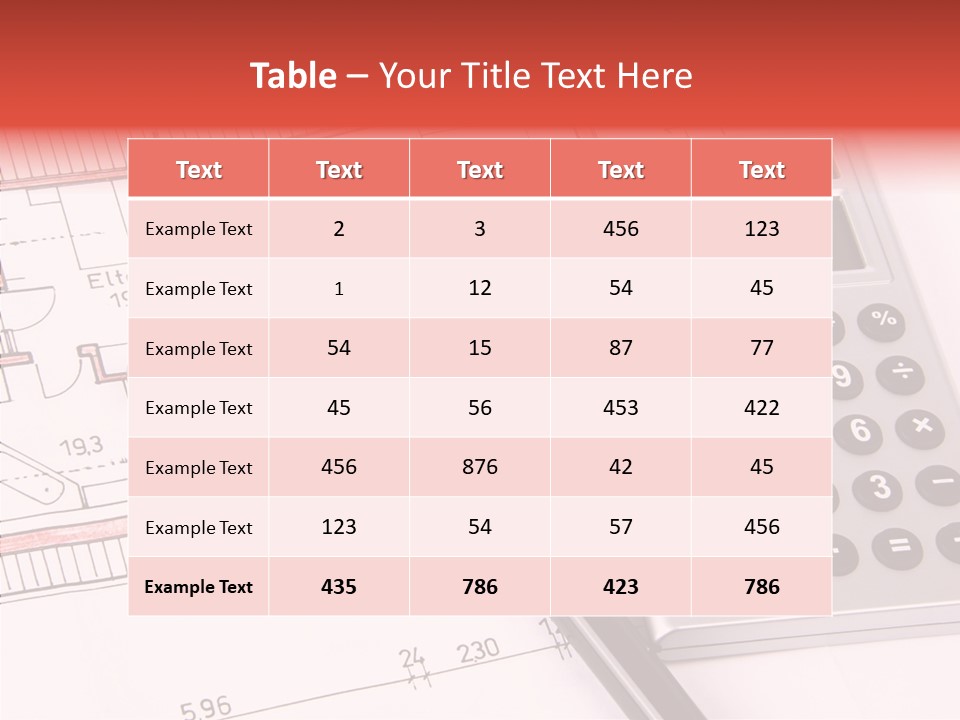 Filler Blueprint Nursery PowerPoint Template