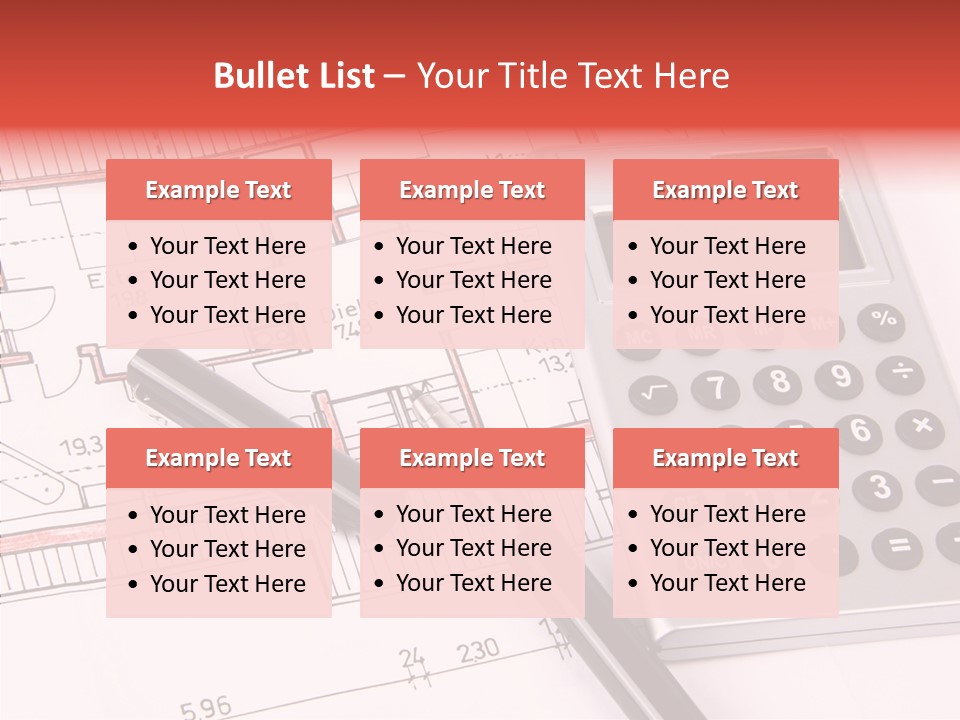 Filler Blueprint Nursery PowerPoint Template