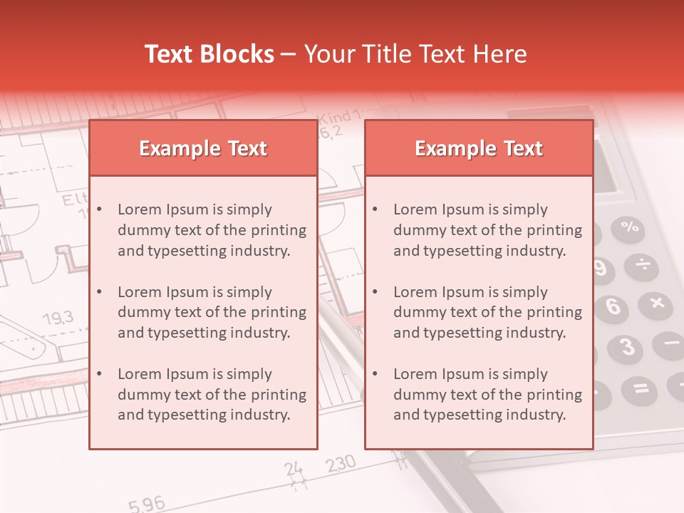 Filler Blueprint Nursery PowerPoint Template