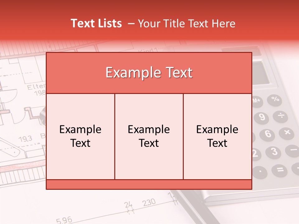 Filler Blueprint Nursery PowerPoint Template