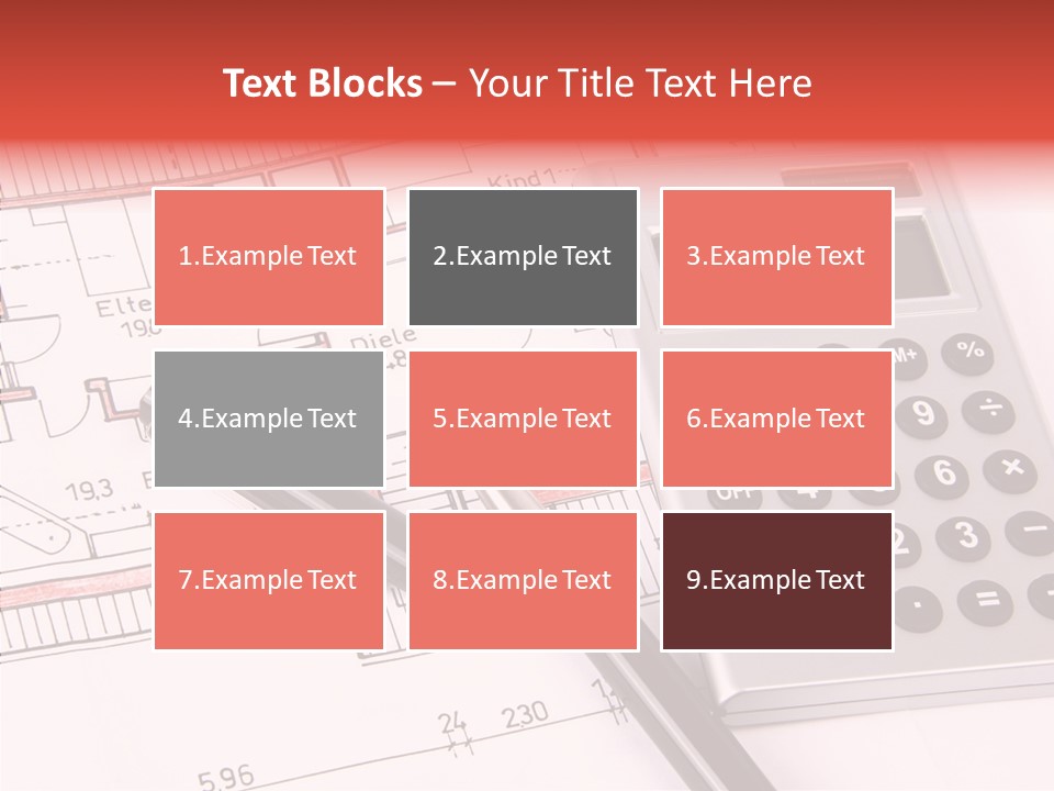 Filler Blueprint Nursery PowerPoint Template